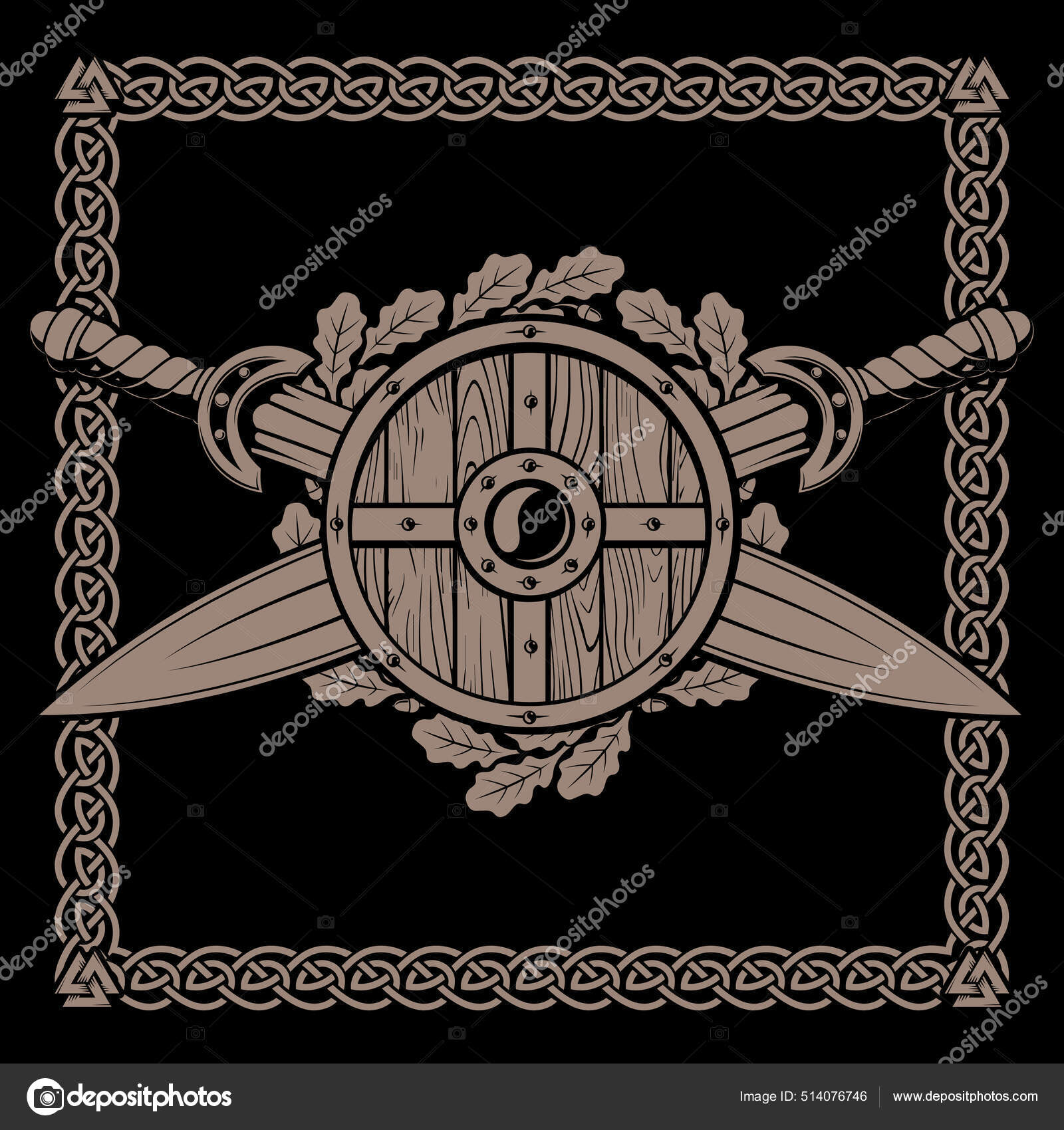 Download Warriors Celtic Gothic Royalty-Free Stock Illustration