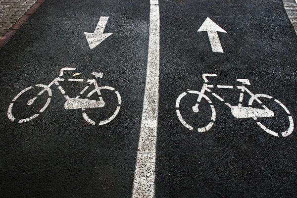Bike lane 5 — Stock Photo, Image