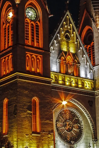 Церкви ночью 3 — стоковое фото