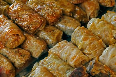 lahana cooked.traditional Romen yemekleri.