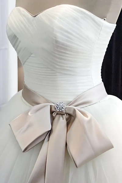 Vestido de noiva. Detalhe-8 — Fotografia de Stock