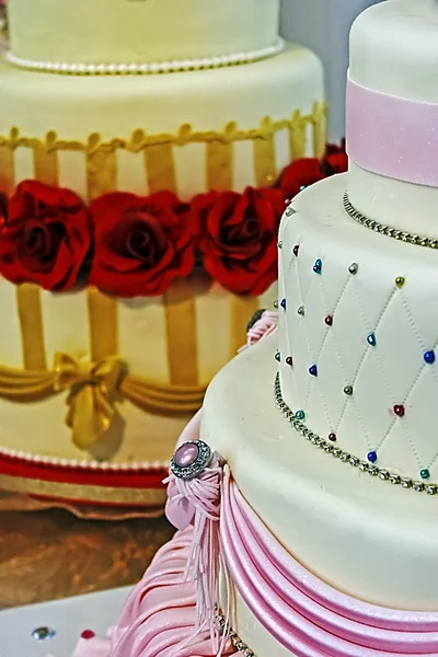 Wedding cake speciellt decorated.detail 8 — Stockfoto