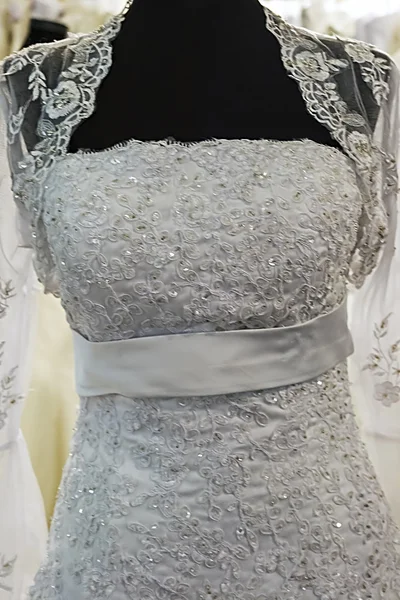 Vestido de noiva. Detalhe-13 — Fotografia de Stock