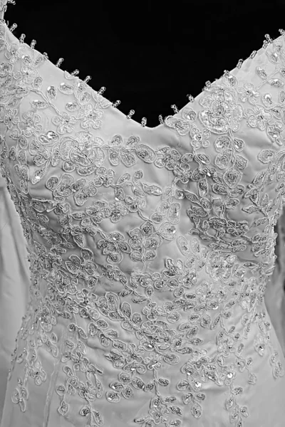 Svatební šaty. detail-17 — Stock fotografie