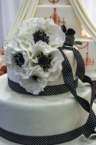 Pastel de boda especialmente decorado.Detalle 9 —  Fotos de Stock