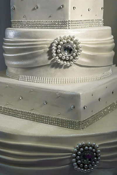 Gâteau de mariage spécialement décoré.Détail 14 — Photo