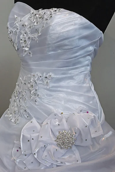 Svatební šaty. detail-18 — Stock fotografie