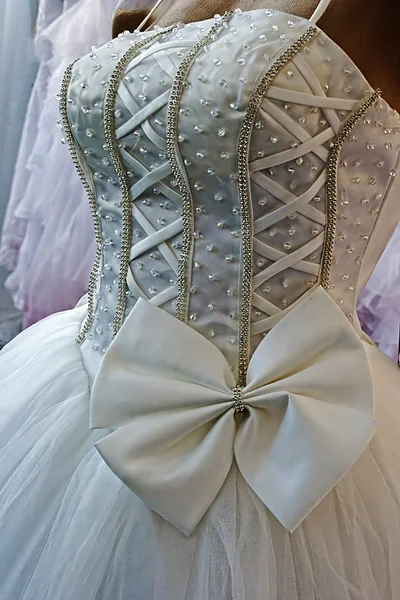 Vestido de noiva. Detalhe-19 — Fotografia de Stock