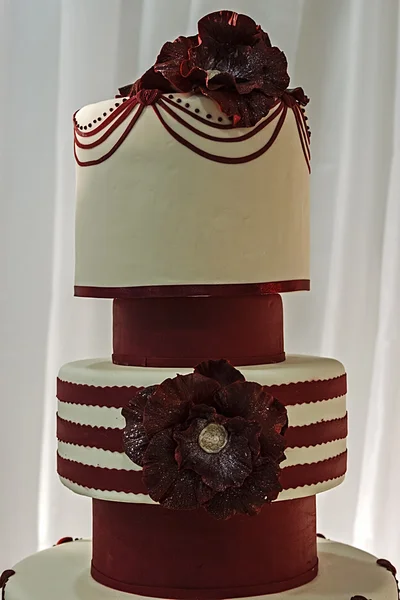 婚礼蛋糕专 decorated.detail 25 — 图库照片