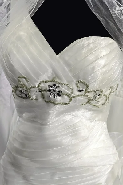 Svatební šaty. detail-28 — Stock fotografie