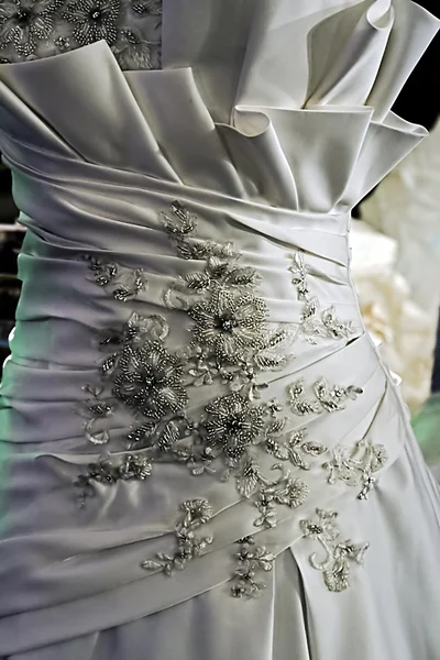 Esküvői ruha. Részlet-30 — Stock Fotó