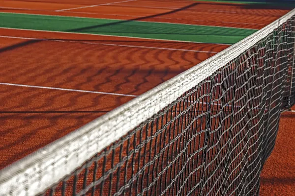 Synthetic sports field for tennis 1 — Stock Photo, Image