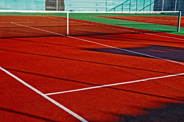 Synthetic sports field for tennis 7 — Stock Photo, Image