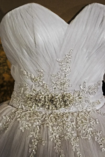 Vestido de noiva. Detalhe-51 — Fotografia de Stock