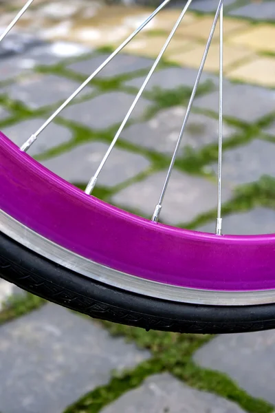 Bicycle wheel. Detail 2 — Stock Photo, Image