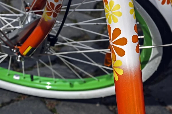 Bicycle wheel. Detail 10 — Stock Photo, Image