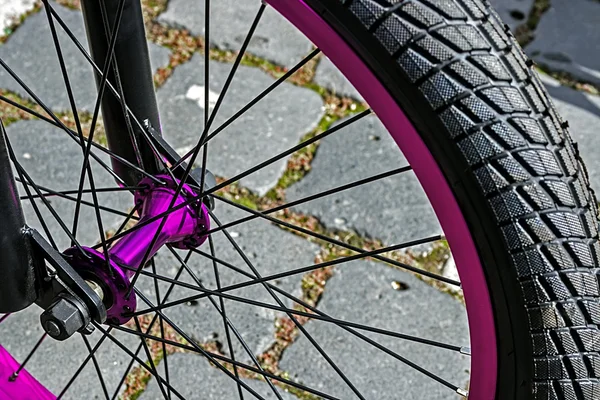 Fahrradfelge. Detail 13 — Stockfoto