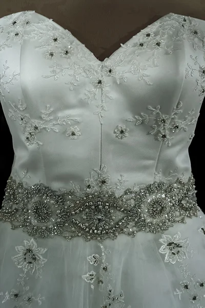 Vestido de noiva. Detalhe-55 — Fotografia de Stock