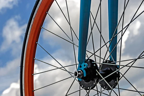 Fahrradfelge. Detail 19 — Stockfoto