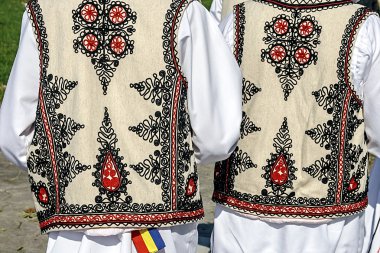 geleneksel Romen halk costume.detail 34