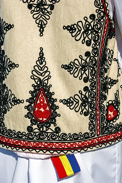 伝統的なルーマニア民俗 costume.detail 35 — ストック写真