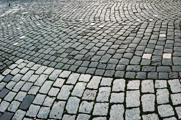 Kullersten trottoar av cubic stenar 8 — Stockfoto