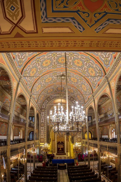 Bucharest Romania Novembre 2019 All Interno Della Sinagoga Tempio Corale — Foto Stock