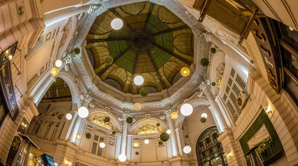 Bucharest Romania Nov 2019 Interior Passage Macca Villacrosse Glass Covered — Stock Photo, Image