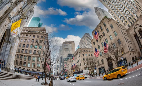 New York États Unis Mars 2020 Vue Cinquième Avenue Avec — Photo