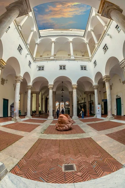 Genoa Italien Mars 2021 Inredning Palazzo Ducale Dogepalatset Byggd 1291 — Stockfoto