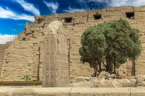 Aspects Karnak Temple Complex Mix Ancient Egyptian Temples Pylons Luxor — Stock fotografie