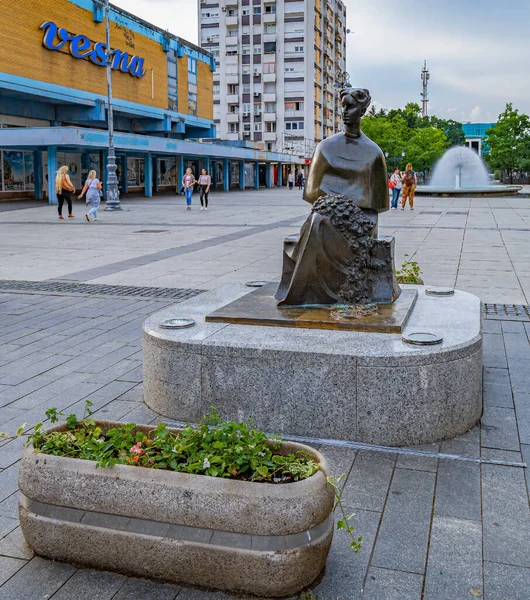 Slavonski Brod Croatia June 2022 Monument Ivane Brlic Mazuranic Famous — Stockfoto