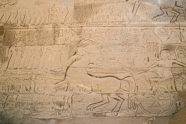 Aspecten Van Het Karnak Tempel Complex Een Mix Van Oude — Stockfoto