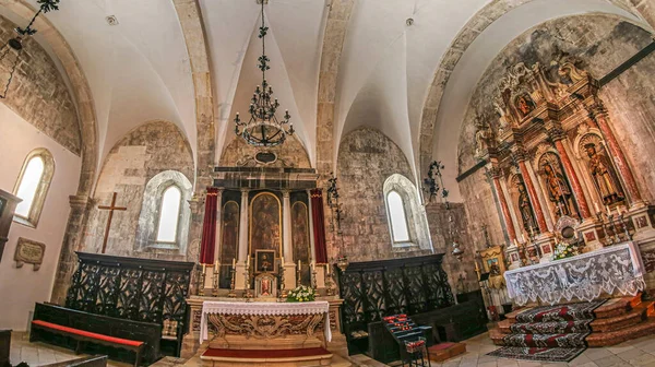 Korcula Kroatien August 2022 Innenraum Der Kathedrale Markus Einer Römisch — Stockfoto