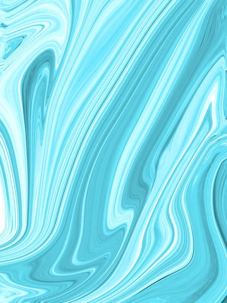 Blå Ränder Kreativ Abstrakt Handmålad Bakgrund Marmor Konsistens Abstrakt Hav — Stockfoto
