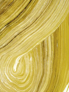 Abstract artwork, yellow creative hand painted background, brush texture, acrylic painting. Modern art. Contemporary art.
