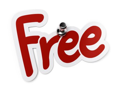 Free sticker or label clipart