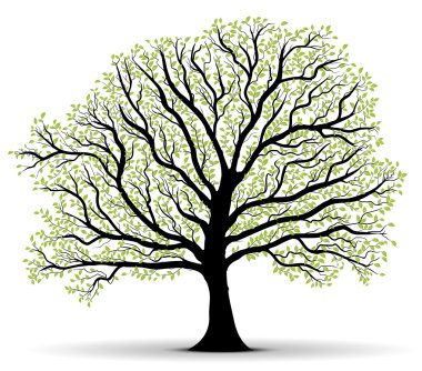 Environmental Protection Symbol, Big Tree clipart