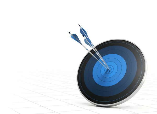 Performance Concept, Arrow and Target — Stock Photo, Image