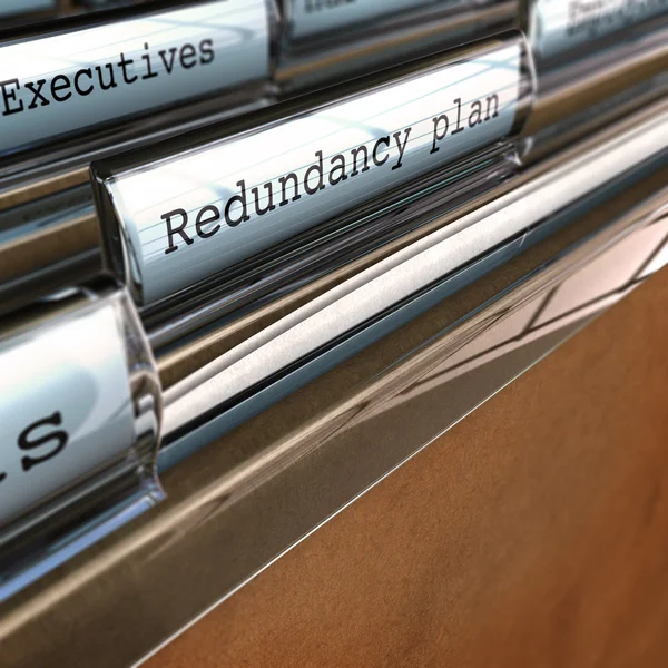 Redundancy Plan, Restructuring a Company — Stock Photo, Image