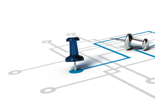 Выбор наилучшего пути, достижение цели
.