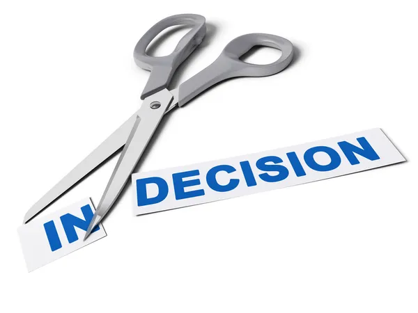 Beslutsfattaren, avgörande val — Stockfoto