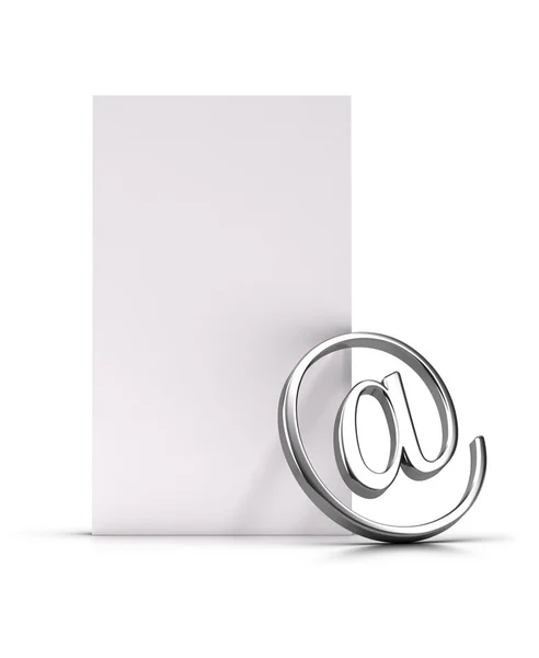 Newsletter oder E-Mail — Stockfoto