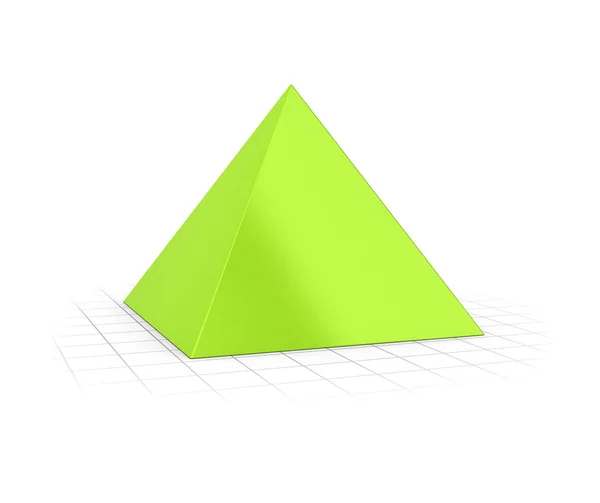 Pyramidendiagramm — Stockfoto