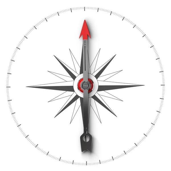 Směrovou šipku kompasu pozadí — Stock fotografie
