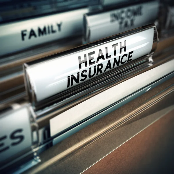 Conceito de seguro de saúde — Fotografia de Stock