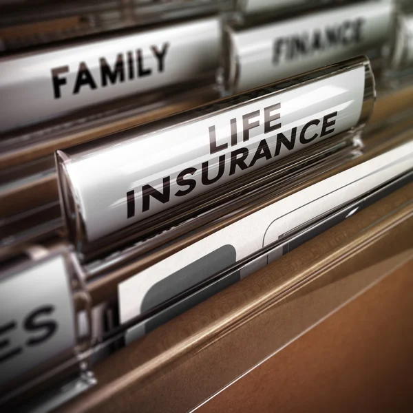 Lebensversicherungsvertrag — Stockfoto