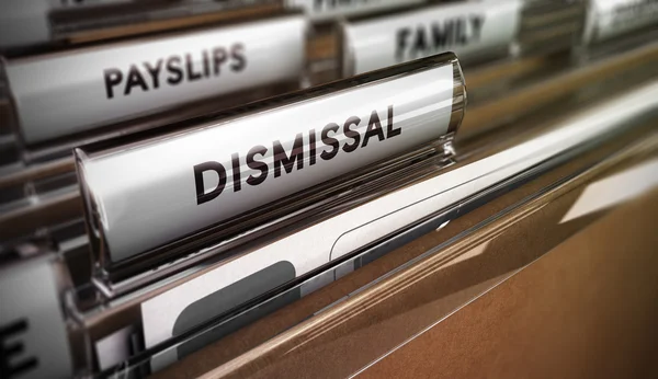 Dismissal Concept. Redundancy Plan — Stock Photo, Image