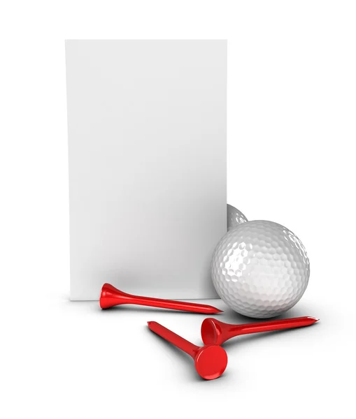 Golf Advertising — Stock Photo, Image