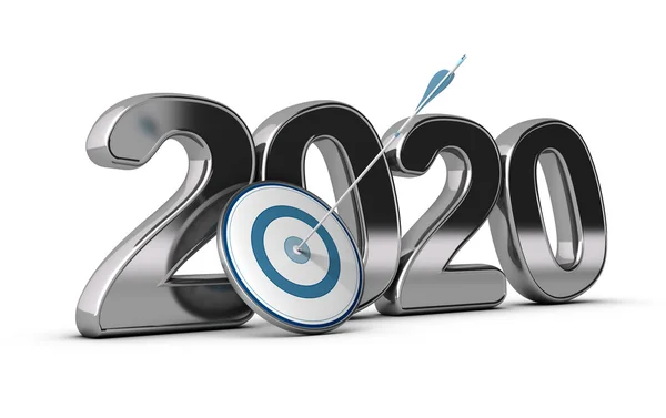 Длительная или среднесрочная цель 2020 — стоковое фото
